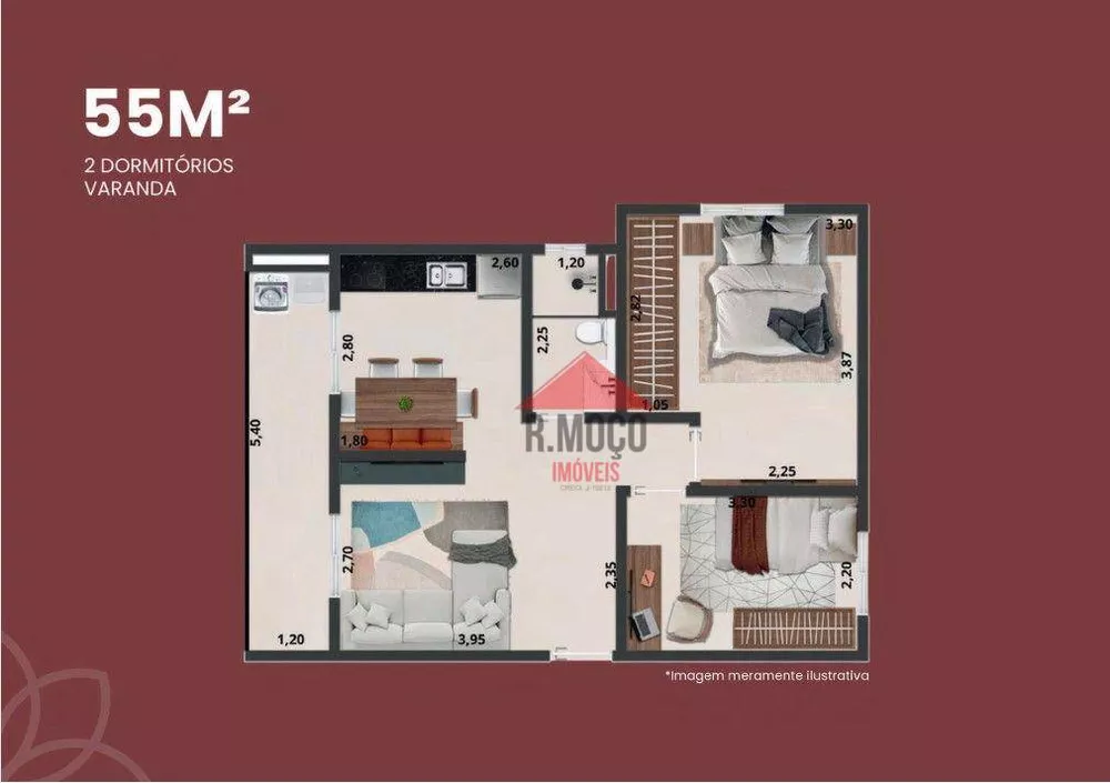 Apartamento, 2 quartos, 38 m² - Foto 5