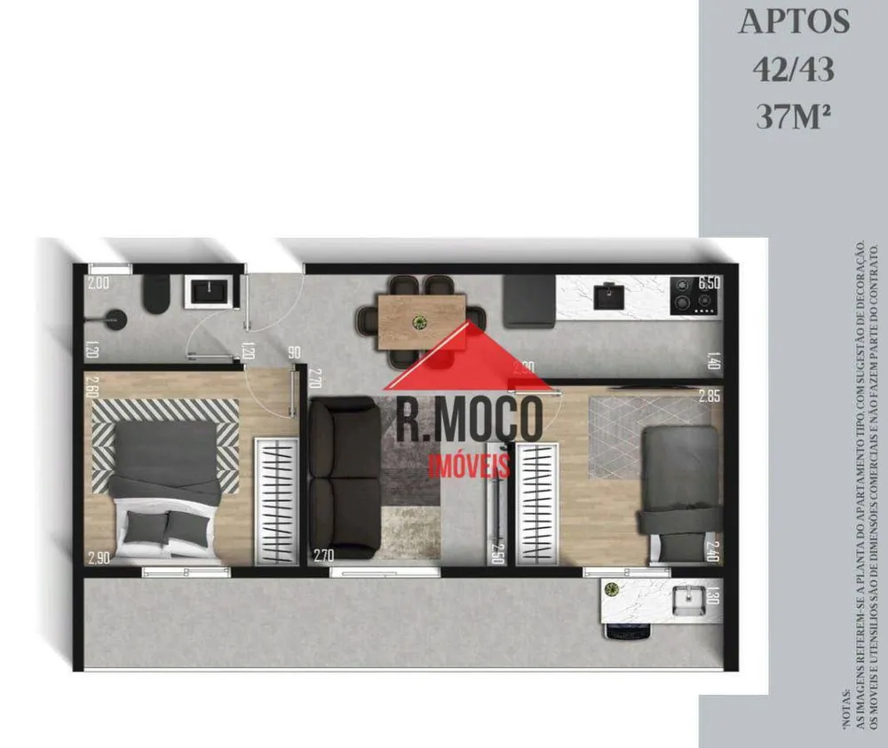 Apartamento, 2 quartos, 48 m² - Foto 9