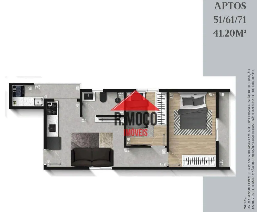 Apartamento, 2 quartos, 48 m² - Foto 10