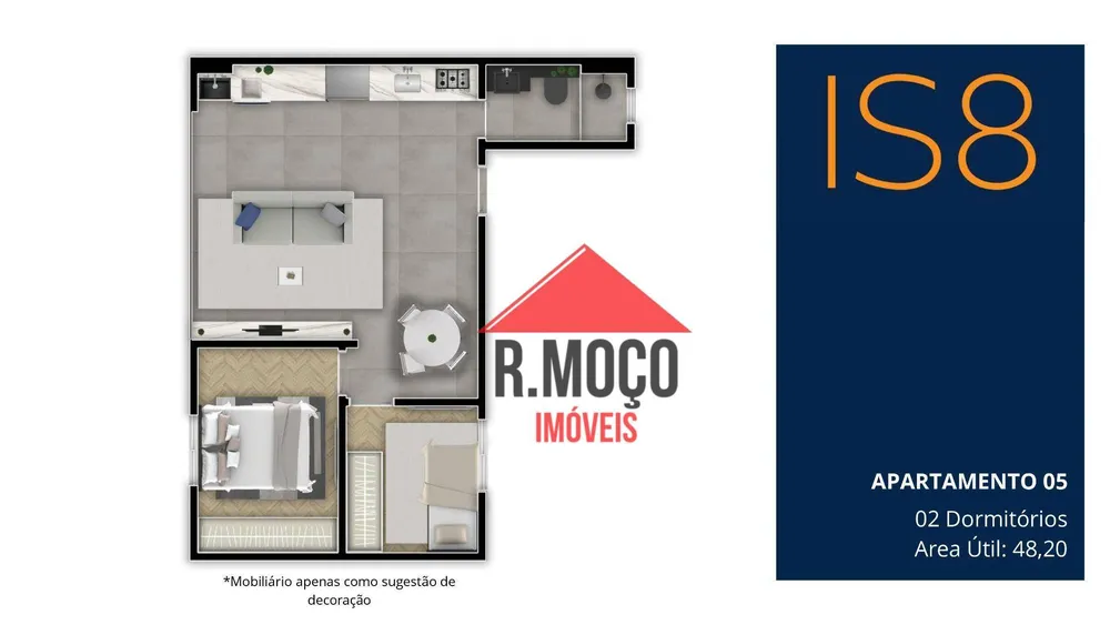 Apartamento, 2 quartos, 37 m² - Foto 8