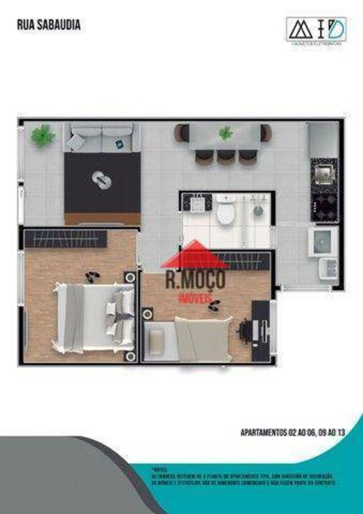 Kitnet-Studio, 37 m² - Foto 11