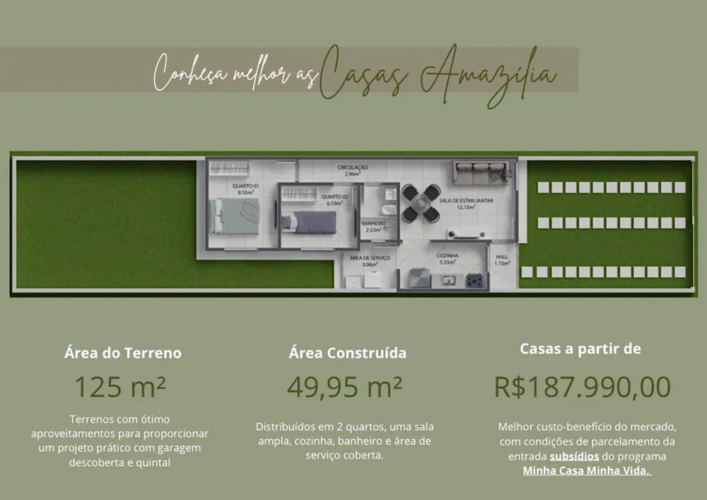 Casa, 2 quartos, 50 m² - Foto 5