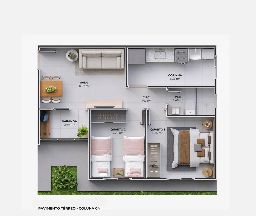 Apartamento, 2 quartos - Foto 7