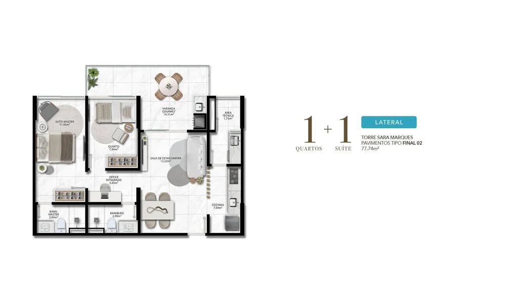 Apartamento, 3 quartos - Foto 5