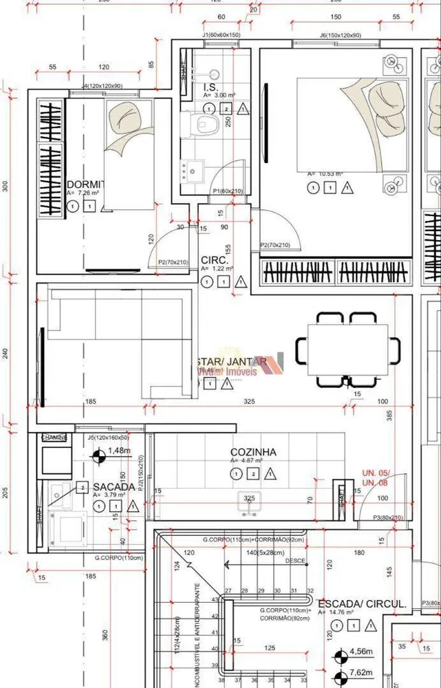 Apartamento, 2 quartos, 50 m² - Foto 2