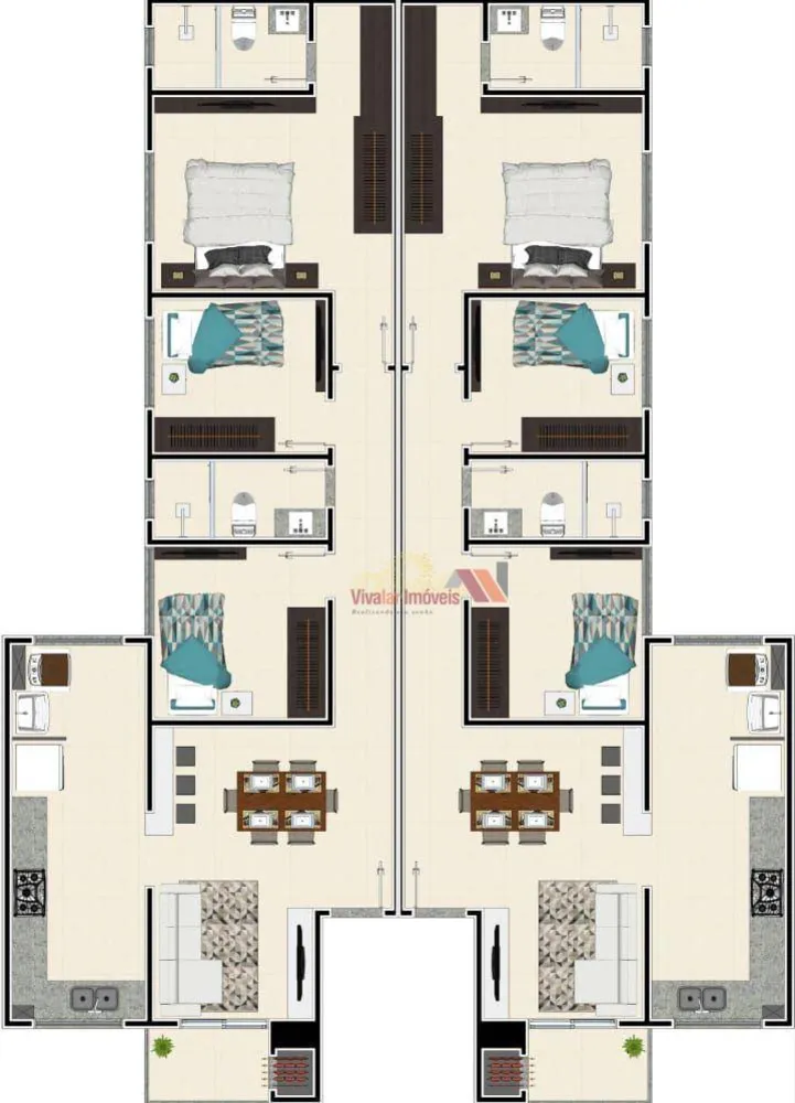 Apartamento, 3 quartos, 80 m² - Foto 2