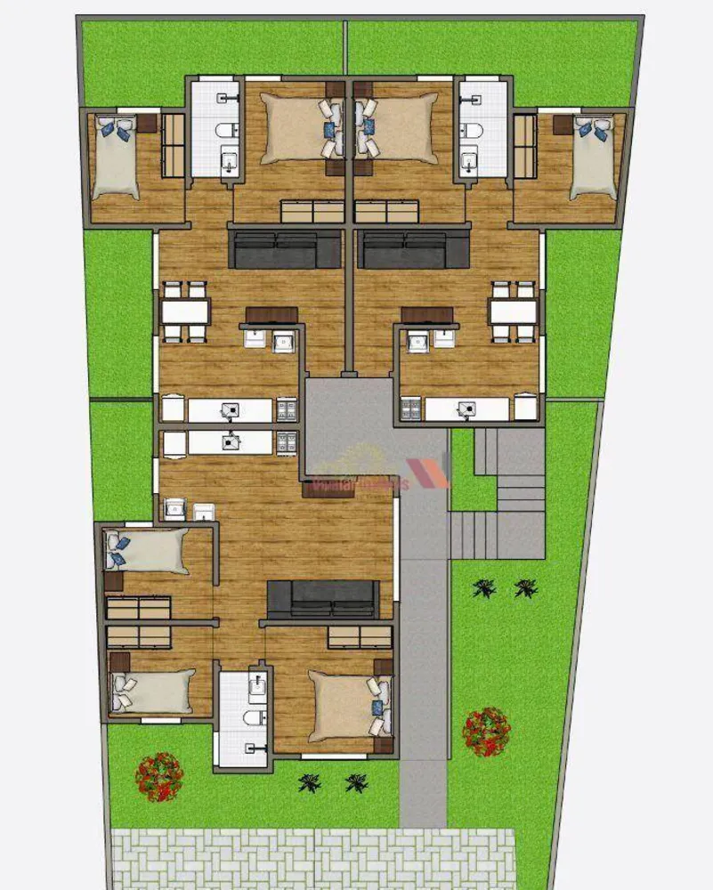 Apartamento, 3 quartos, 54 m² - Foto 3