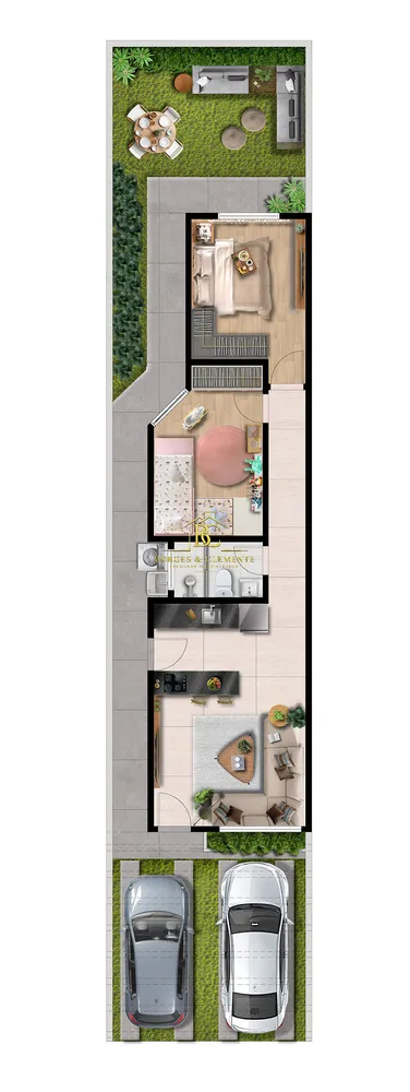 Casa, 2 quartos, 55 m² - Foto 2