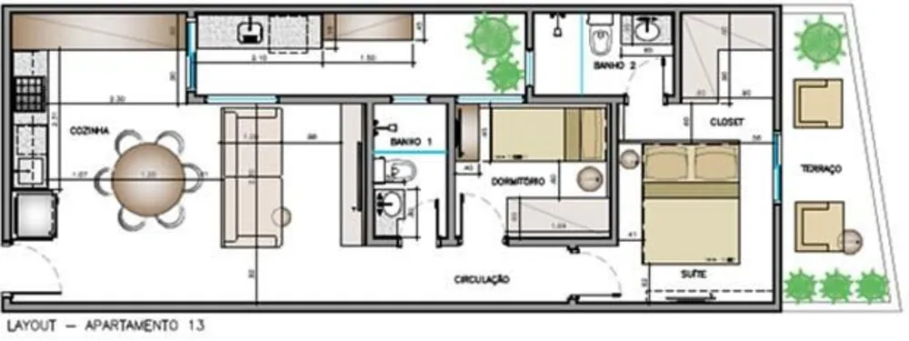 Apartamento, 2 quartos, 56 m² - Foto 7