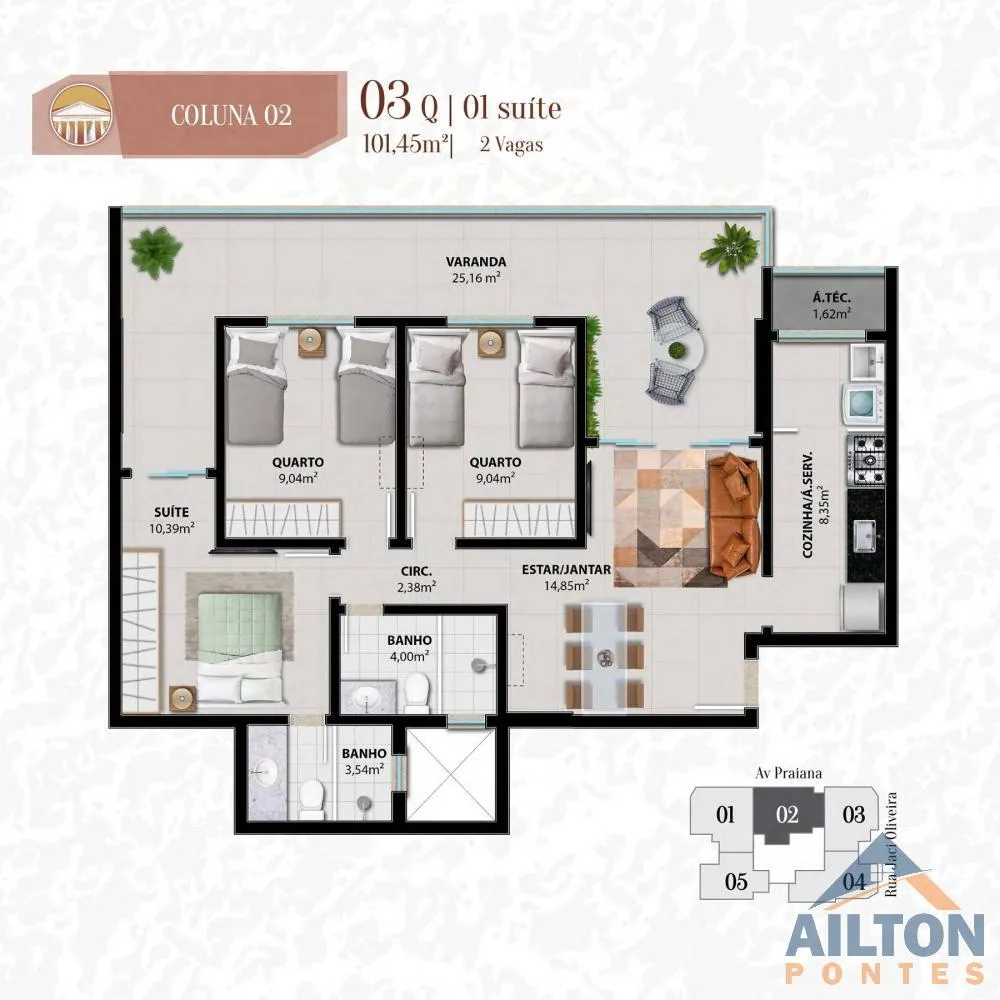 Apartamento, 3 quartos, 103 m² - Foto 11