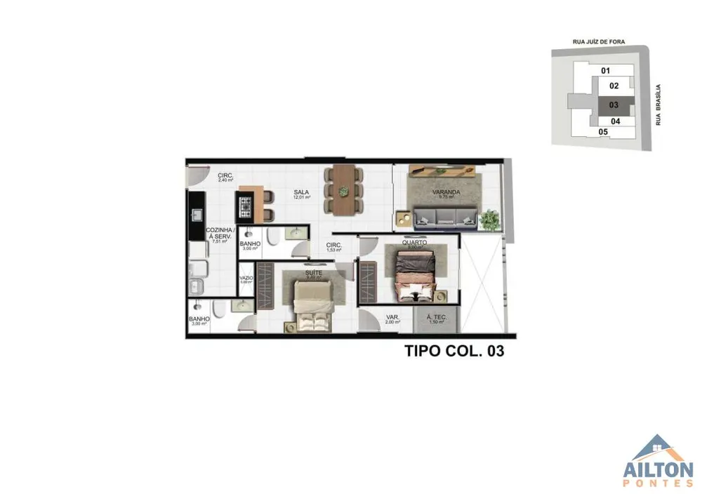 Apartamento, 2 quartos, 67 m² - Foto 10