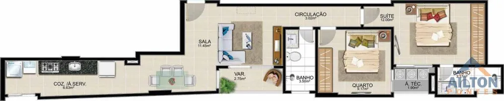 Apartamento, 2 quartos, 119 m² - Foto 12