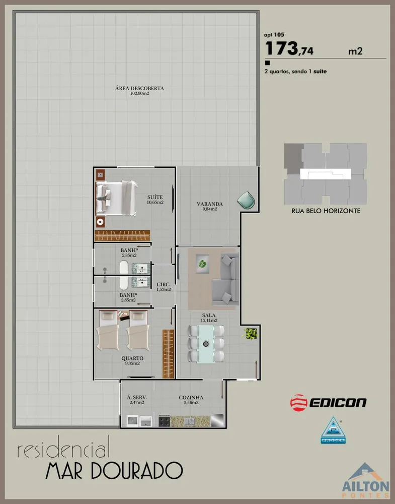 Apartamento, 2 quartos, 66 m² - Foto 15