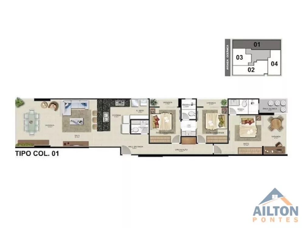 Apartamento, 3 quartos, 107 m² - Foto 8