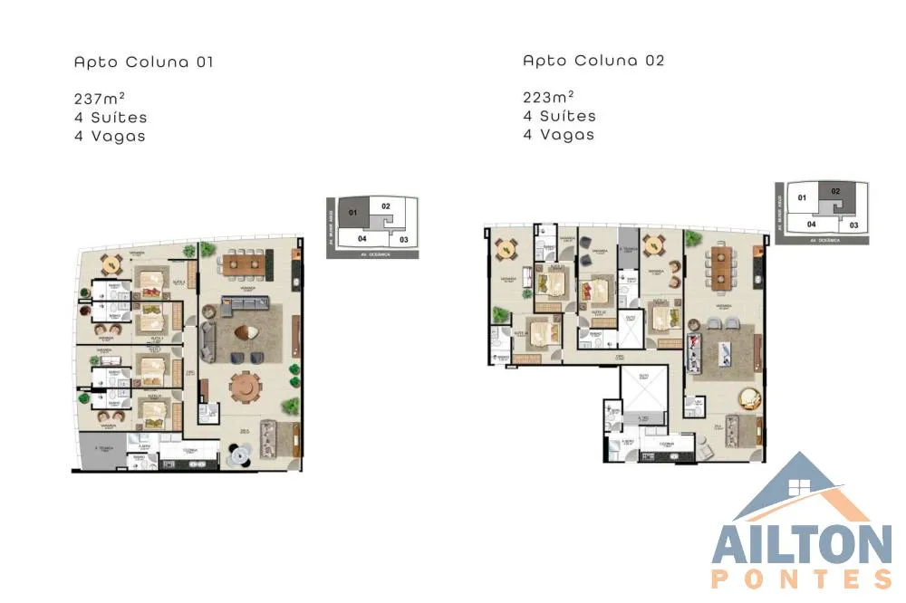 Apartamento, 4 quartos, 213 m² - Foto 9