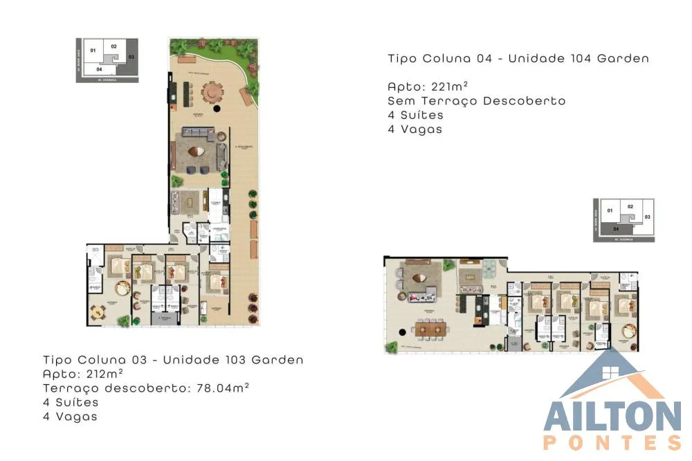 Apartamento, 4 quartos, 213 m² - Foto 12