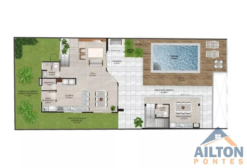 Casa, 3 quartos, 223 m² - Foto 2