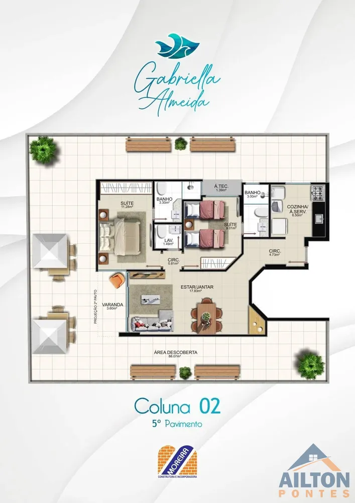 Apartamento, 2 quartos, 90 m² - Foto 8