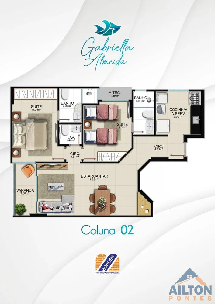Apartamento, 2 quartos, 90 m² - Foto 7