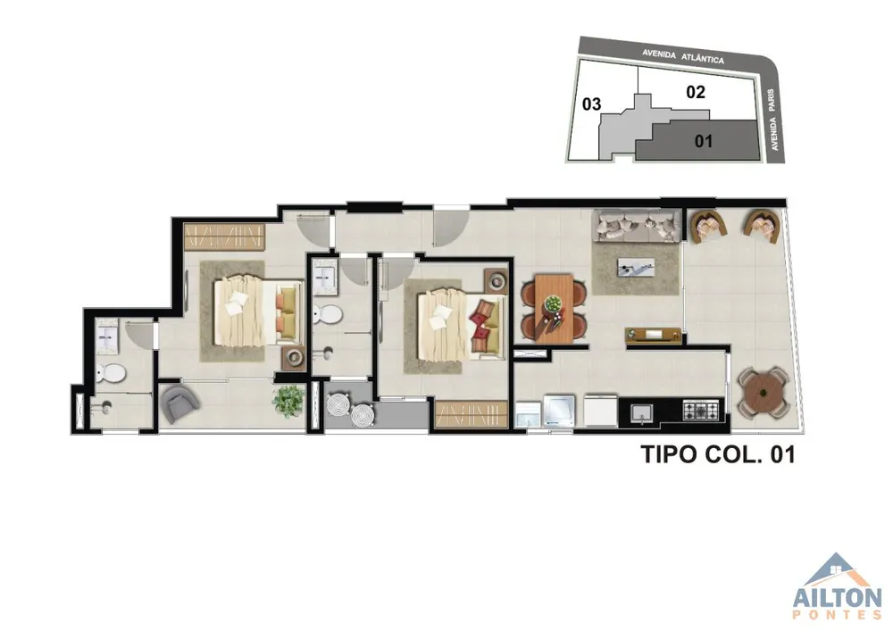 Apartamento, 2 quartos, 68 m² - Foto 7
