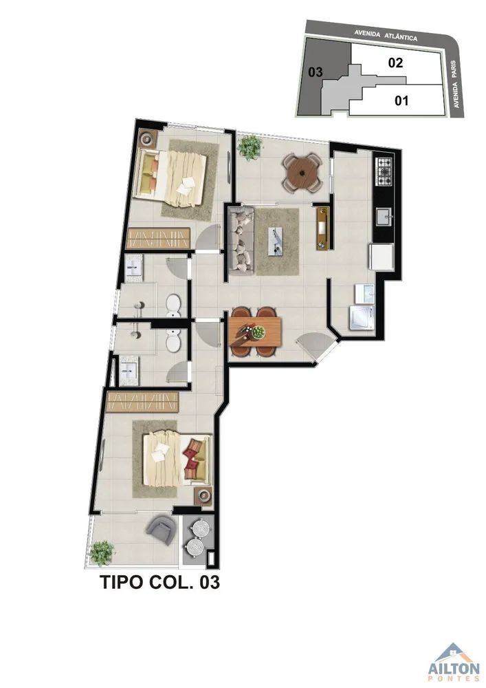Apartamento, 2 quartos, 68 m² - Foto 9