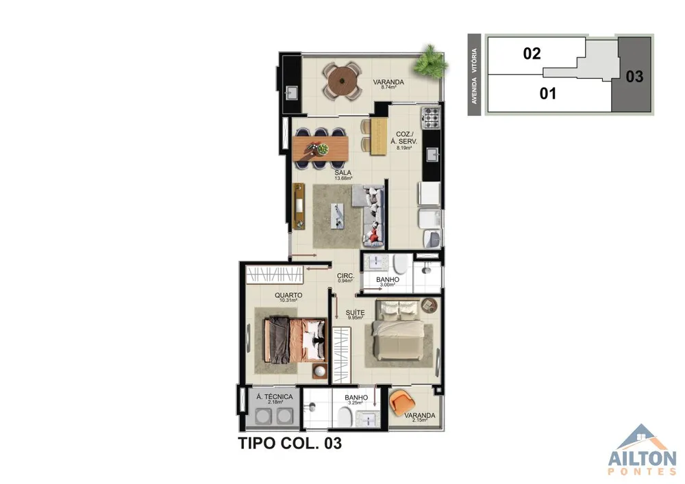 Apartamento, 3 quartos, 105 m² - Foto 16