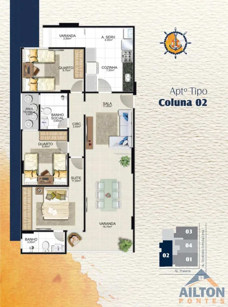 Apartamento, 3 quartos, 94 m² - Foto 7