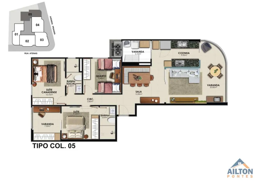 Apartamento, 3 quartos, 103 m² - Foto 12