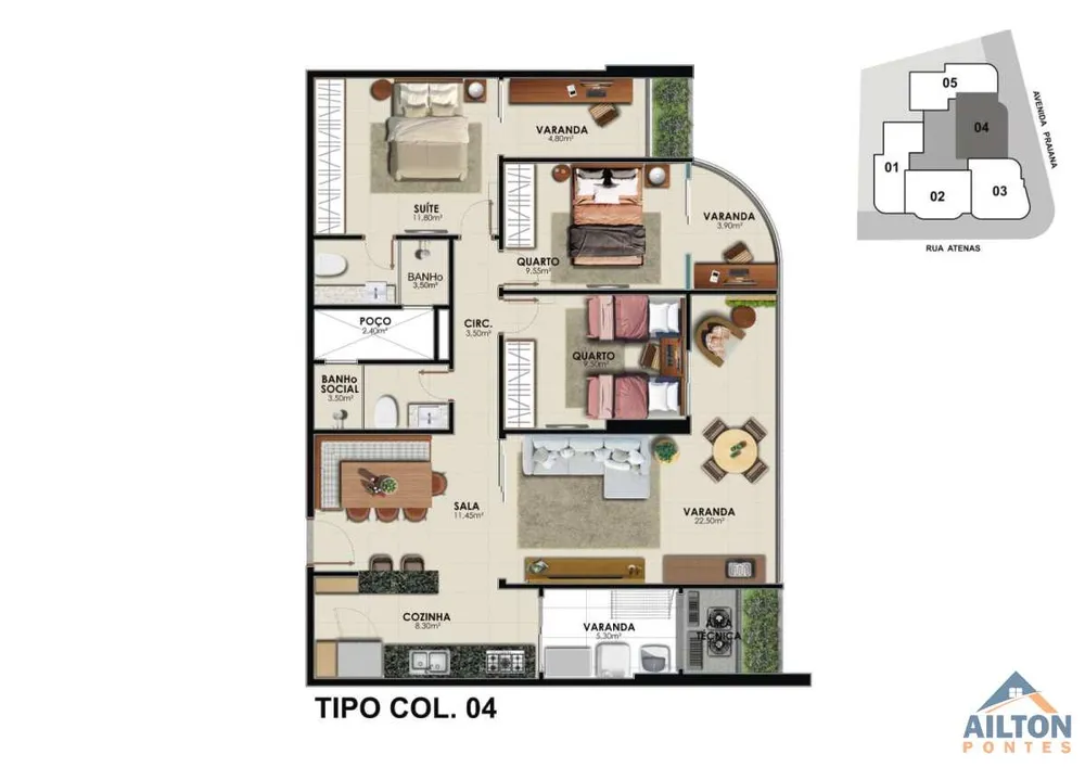 Apartamento, 3 quartos, 103 m² - Foto 11