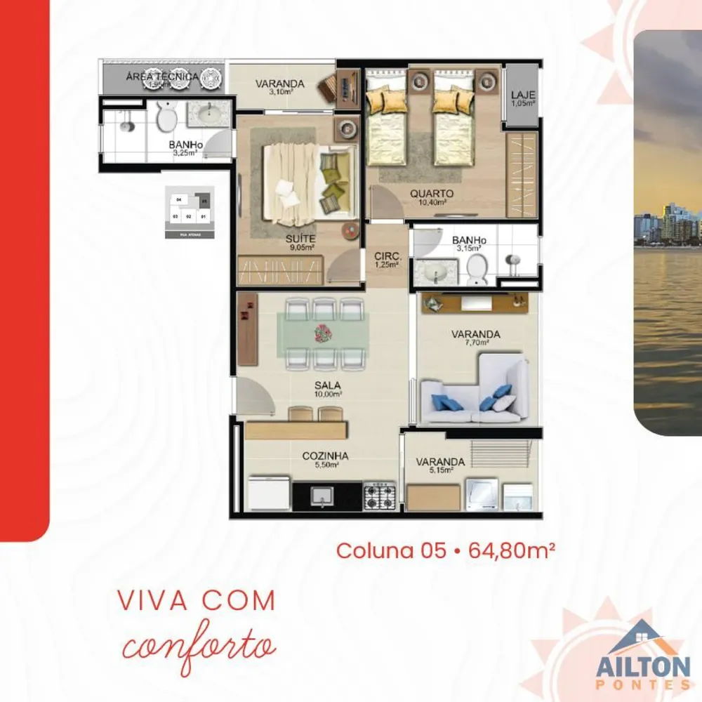Apartamento, 2 quartos, 72 m² - Foto 14