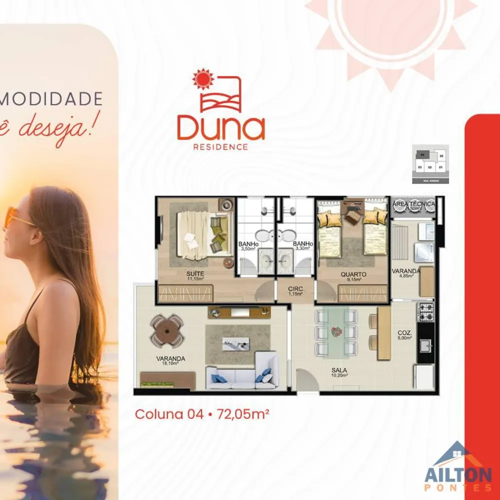 Apartamento, 2 quartos, 72 m² - Foto 13