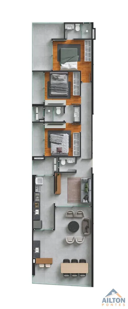 Apartamento, 2 quartos, 83 m² - Foto 8
