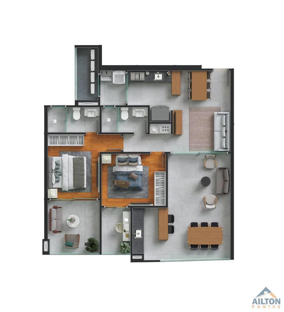 Apartamento, 2 quartos, 83 m² - Foto 7