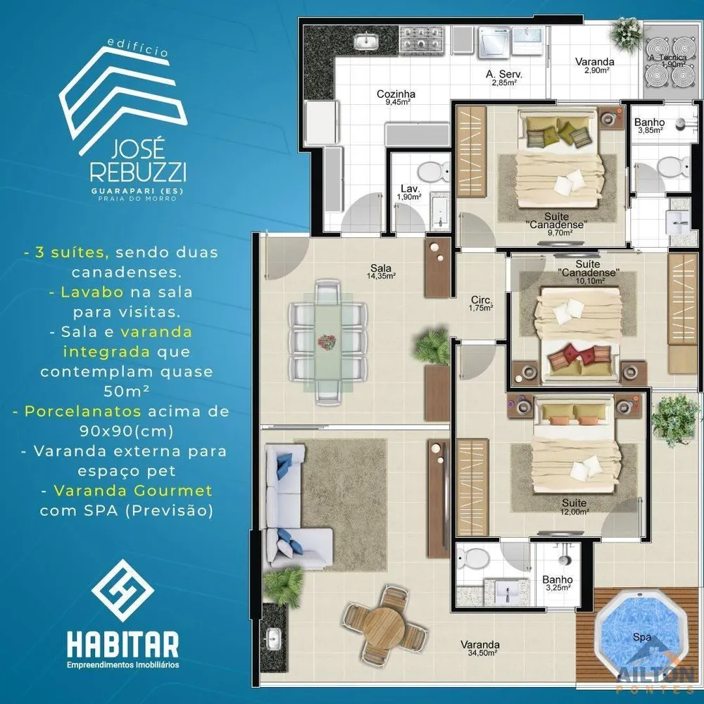 Apartamento, 3 quartos, 115 m² - Foto 5