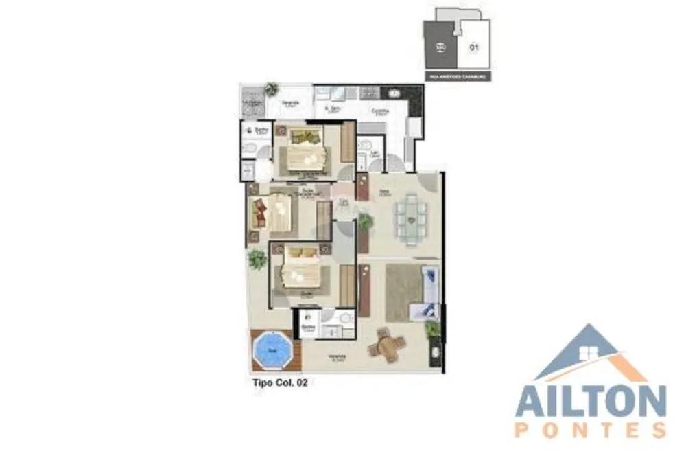 Apartamento, 3 quartos, 115 m² - Foto 9