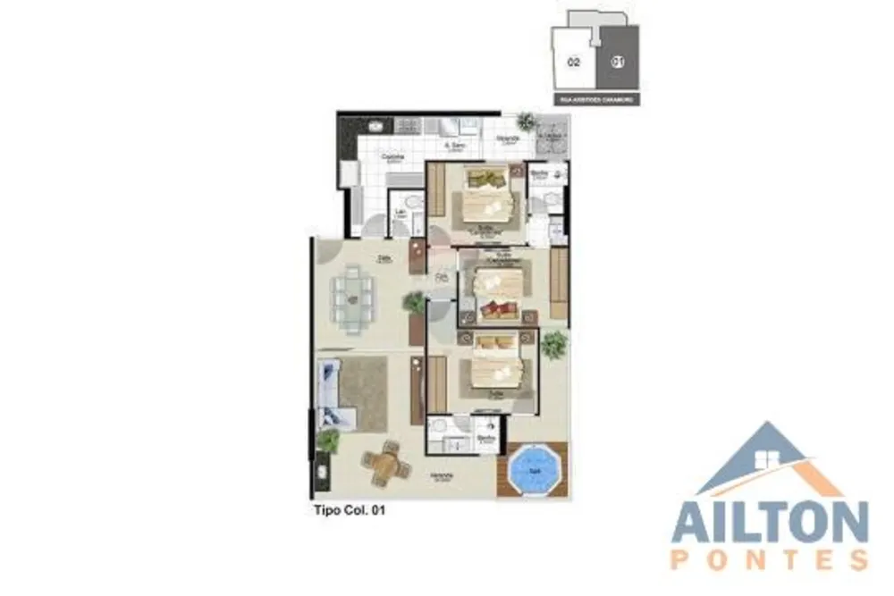 Apartamento, 3 quartos, 115 m² - Foto 8