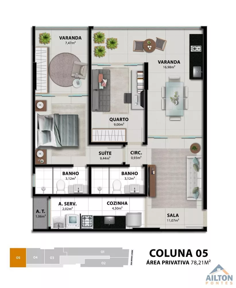 Apartamento, 2 quartos, 66 m² - Foto 11