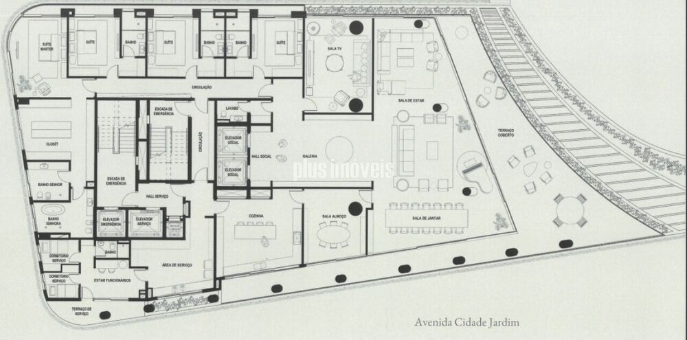 Apartamento, 5 quartos, 780 m² - Foto 1
