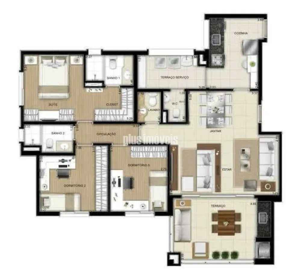 Apartamento, 3 quartos, 112 m² - Foto 7
