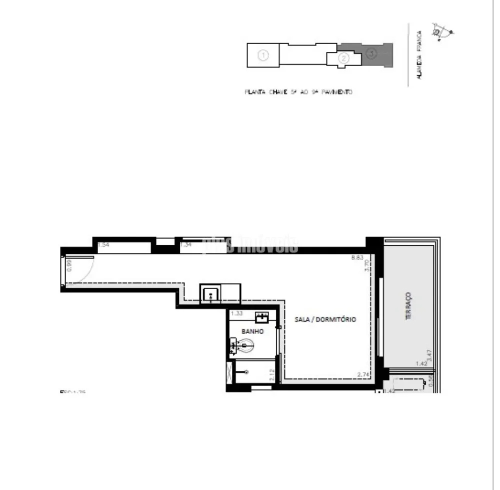 Apartamento, 1 quarto, 32 m² - Foto 8