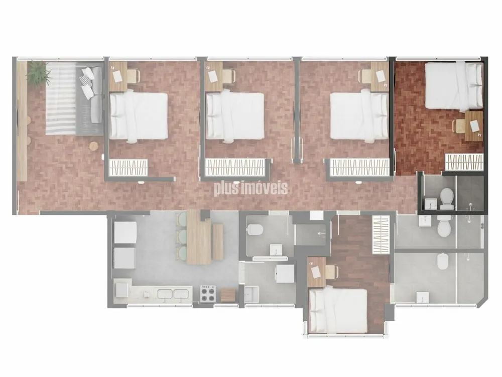 Apartamento, 5 quartos, 163 m² - Foto 2