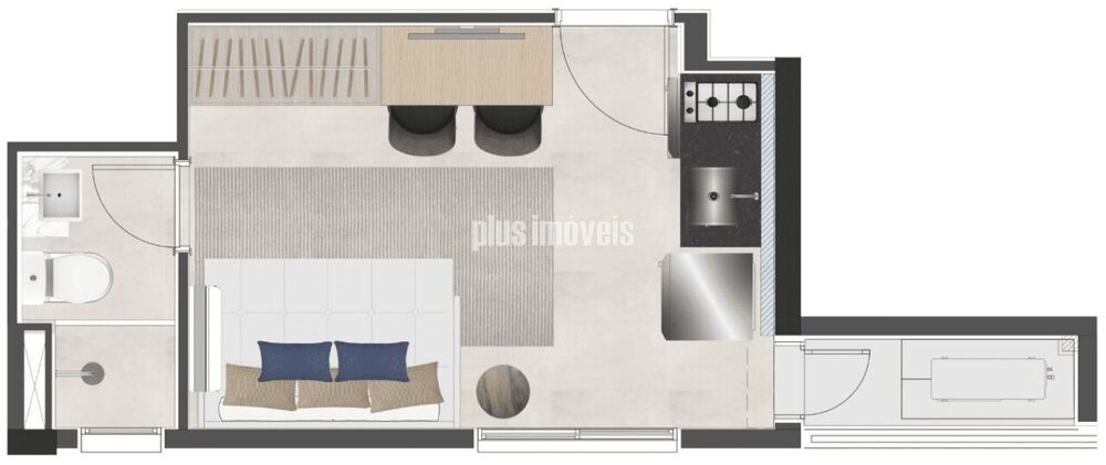 Apartamento, 1 quarto, 76 m² - Foto 6