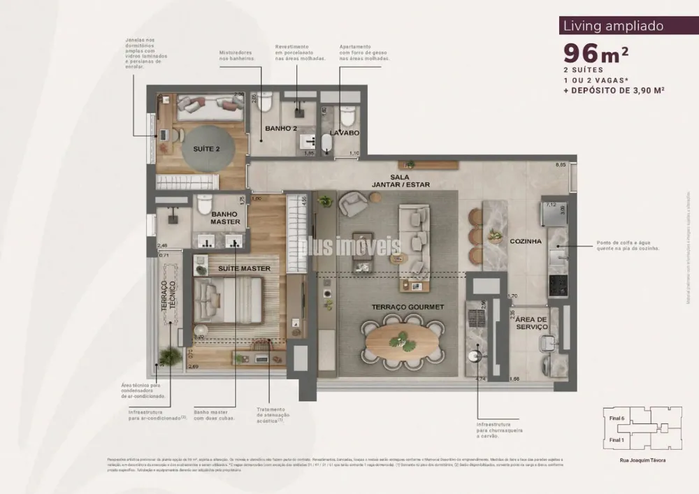 Apartamento, 2 quartos, 96 m² - Foto 5