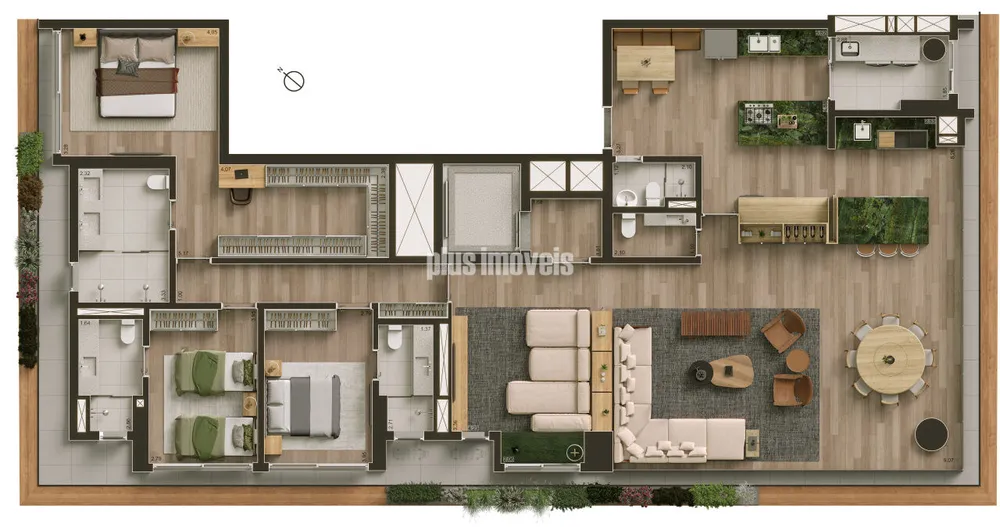 Apartamento, 4 quartos, 246 m² - Foto 5