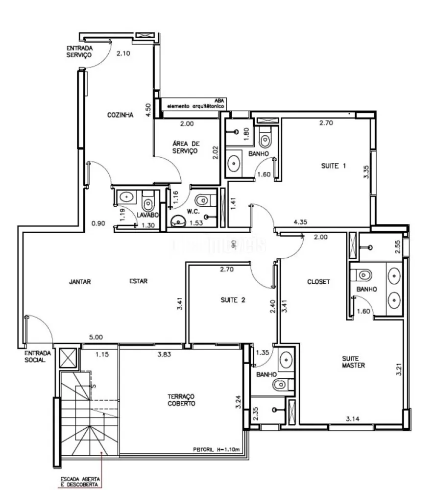 Apartamento, 3 quartos, 230 m² - Foto 1