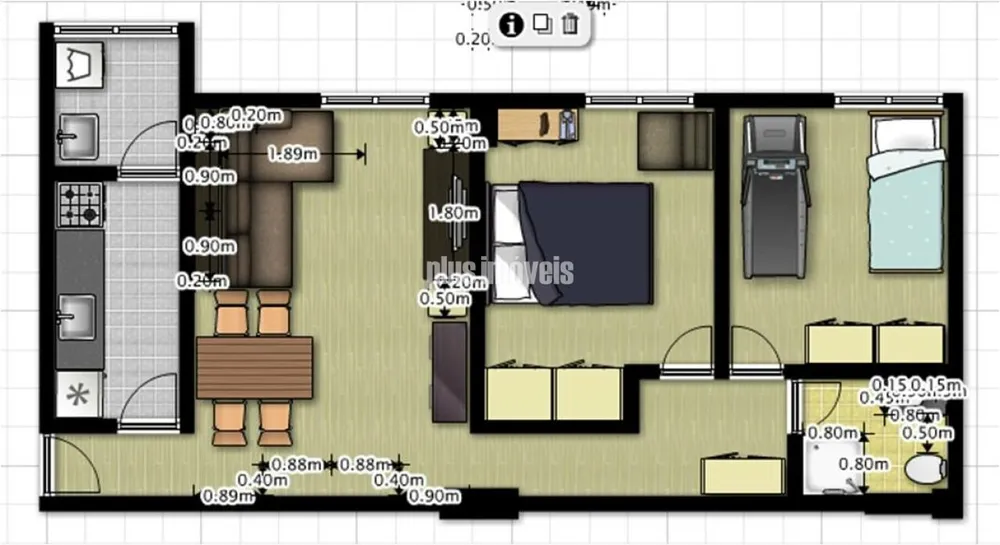 Apartamento, 2 quartos, 68 m² - Foto 1