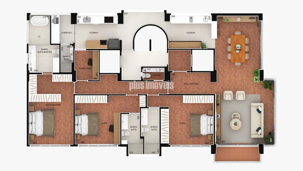 Apartamento, 3 quartos, 211 m² - Foto 6