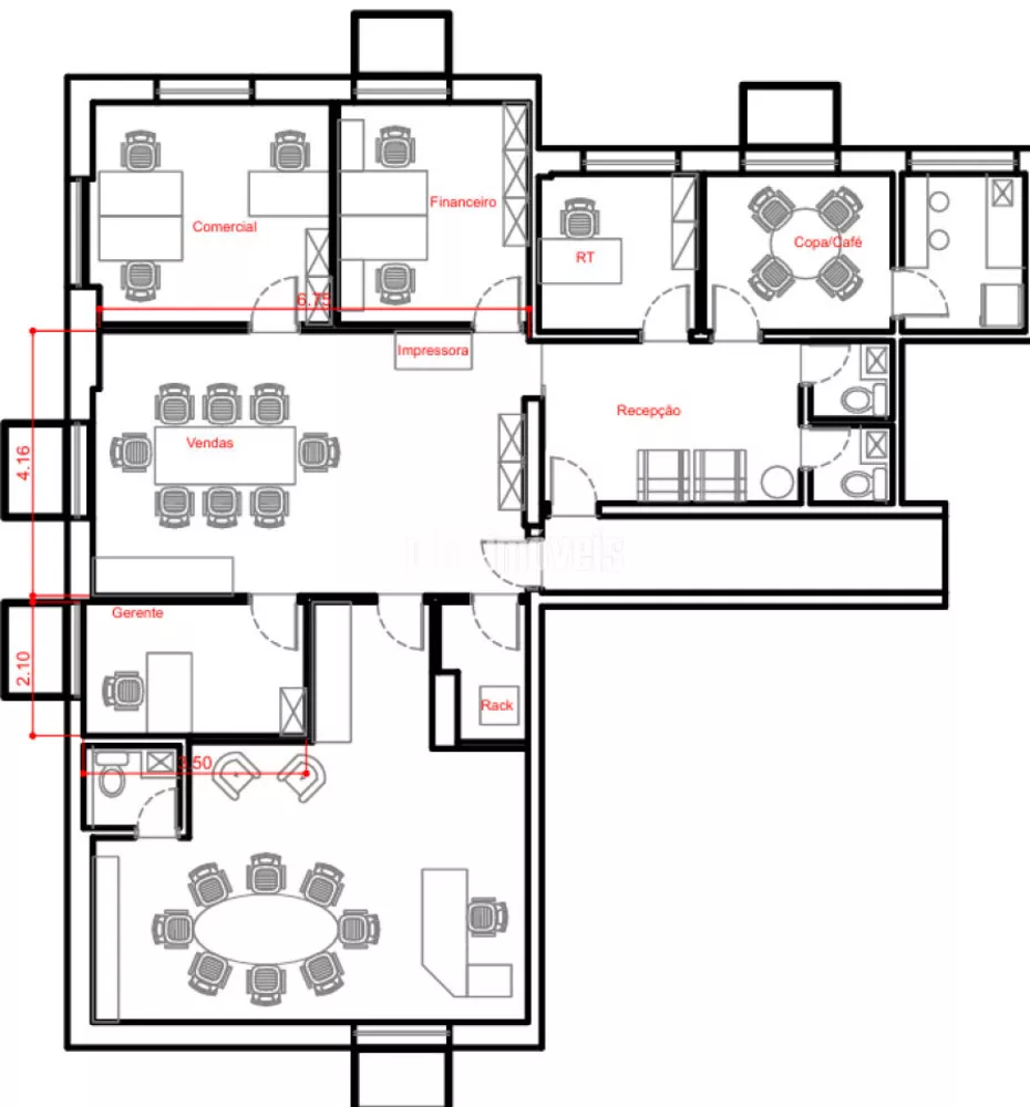 Sala-Conjunto, 151 m² - Foto 4