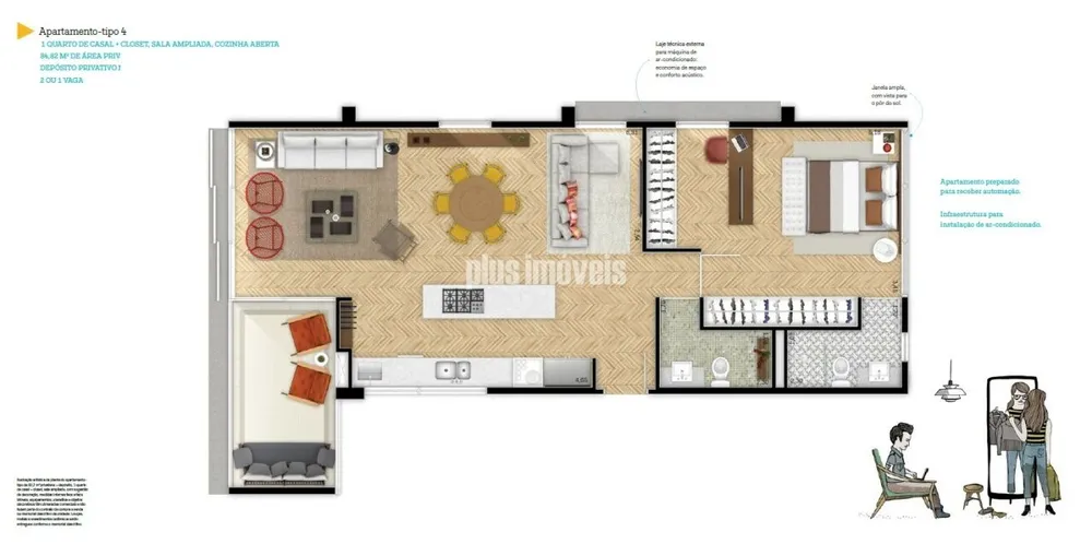 Apartamento, 3 quartos, 85 m² - Foto 5