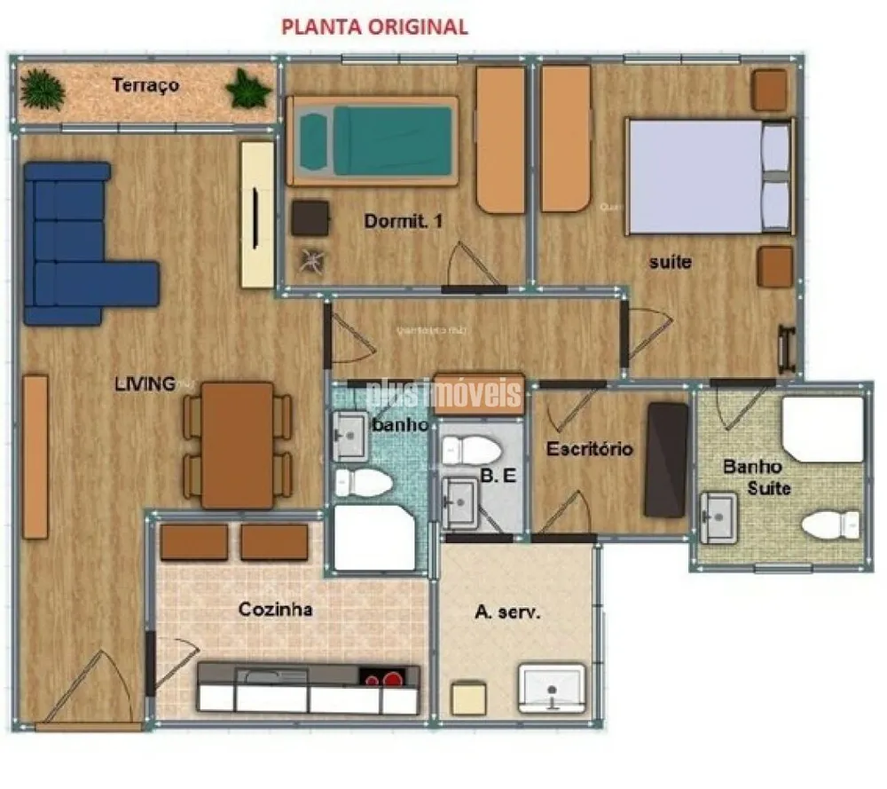 Apartamento, 2 quartos, 76 m² - Foto 1
